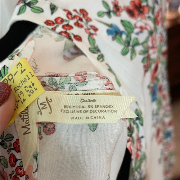 Matilda Jane White Tunic with Floral Accents - Picture 8 of 9
